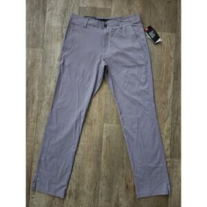 UNDER ARMOUR UA Pants Men's 34x32 Gray Stretch Chino Golf Performance *NWT*
